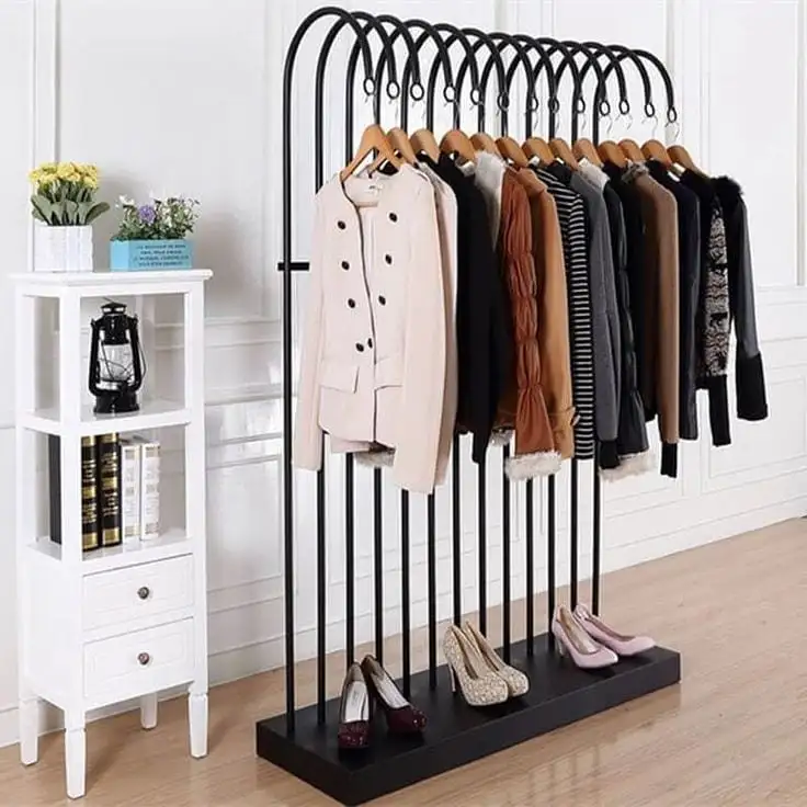 Metal clothes stand made of iron, electrostatic paint, coated with high quality anti-rust treatment MS-8840