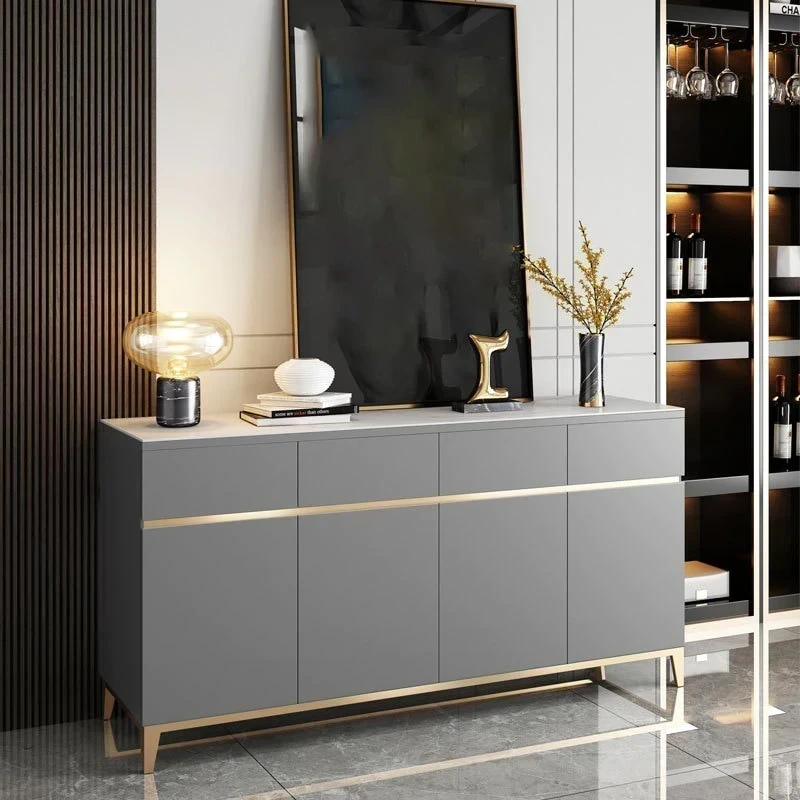 بوفيه مودرن مصنوع من خشب MDF مستورد مع طبقة ميلامين مضادة للمياه MS-11381