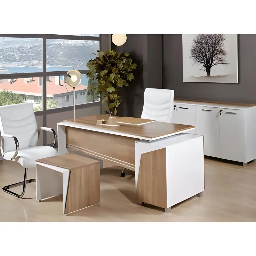 Modern Executive Desk MDF Wood (180 × 75 × 70 cm) MS-12914
