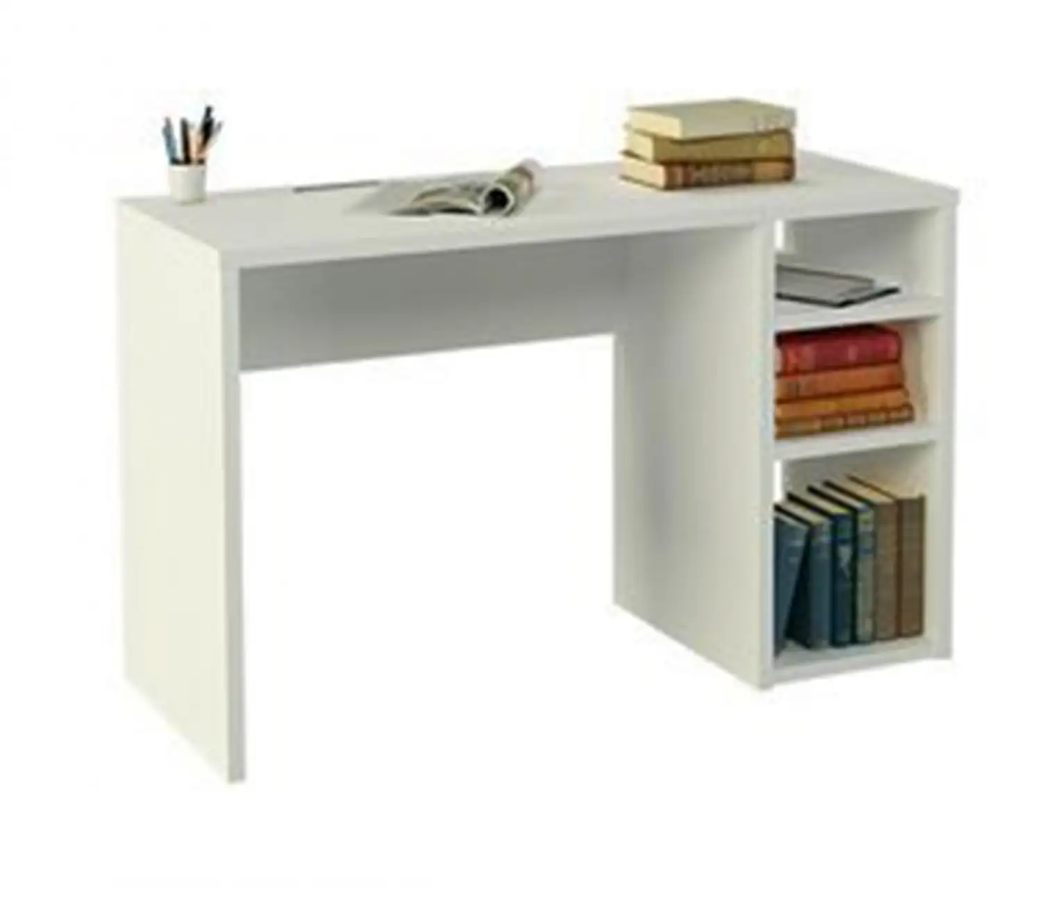 مكتب مذاكرة مزود ب3 رف خشب MDF MS-7520