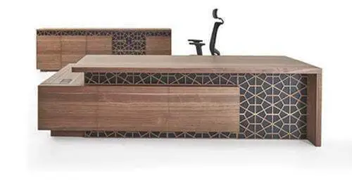 Modern Executive Desk (180 × 160 × 80 × 80 cm) MS-10562