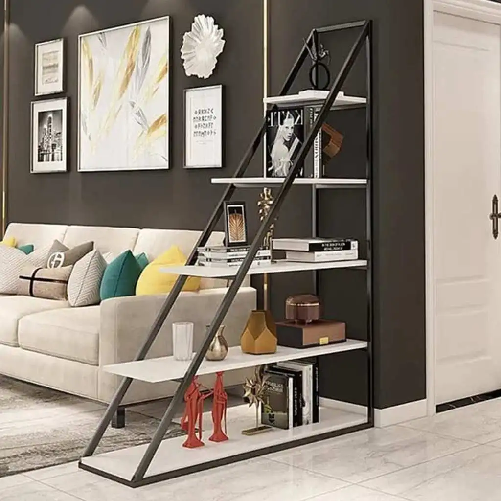مكتبه ديكور خشب MDF مستورد و حديد MS-8393