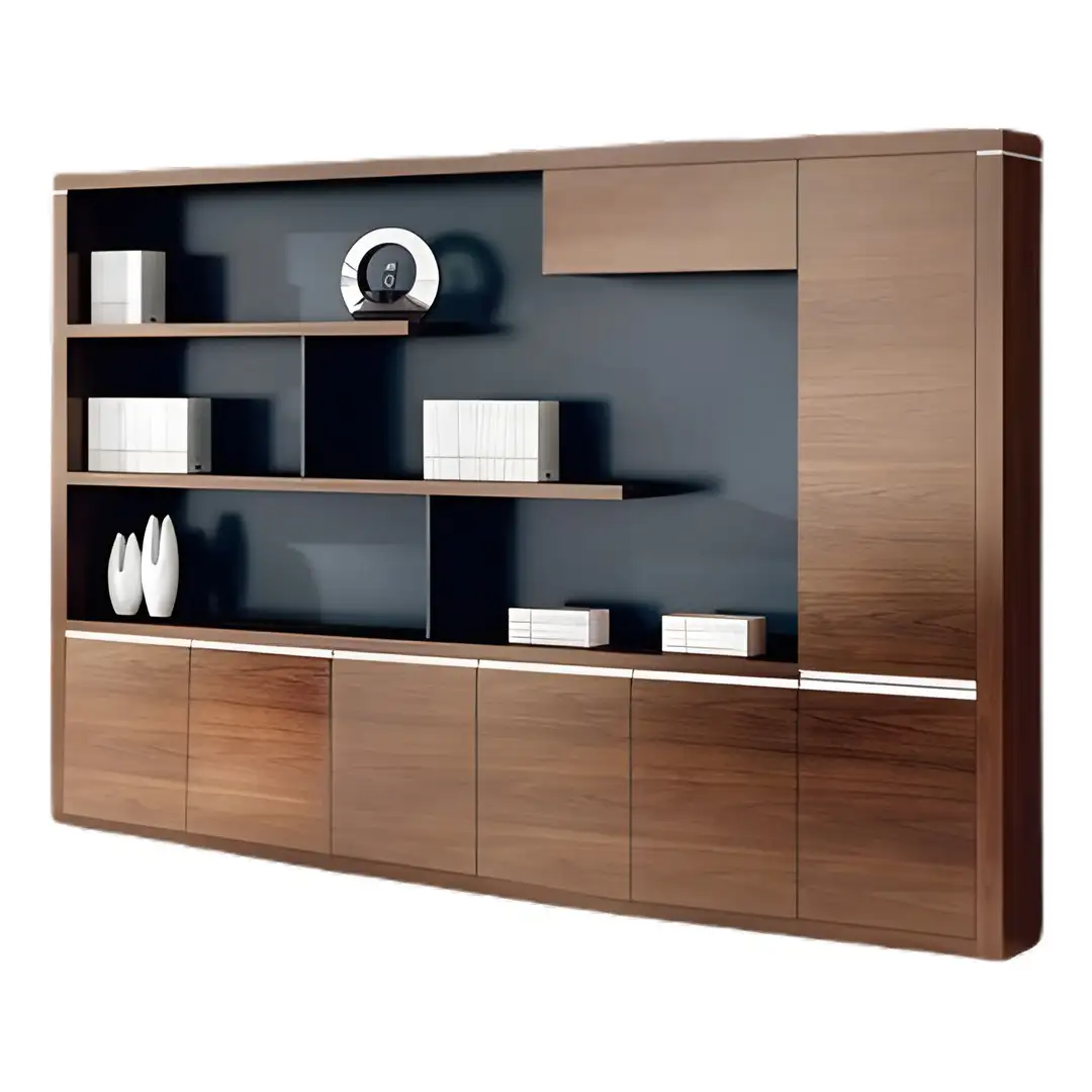 مكتبة ديكور ألفا مودرن خشب MDF (200سم × 200سم × 40سم) - MS-12968