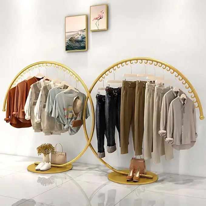 Round Clothes Hanger Metal Made of High Quality Electrostatic Painted Iron MS-8831