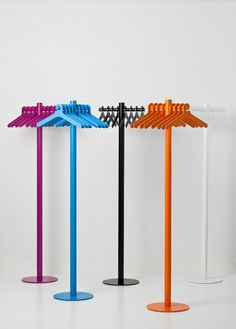 Clothes hanger stand made of high quality electrostatic painted steel MS-8809