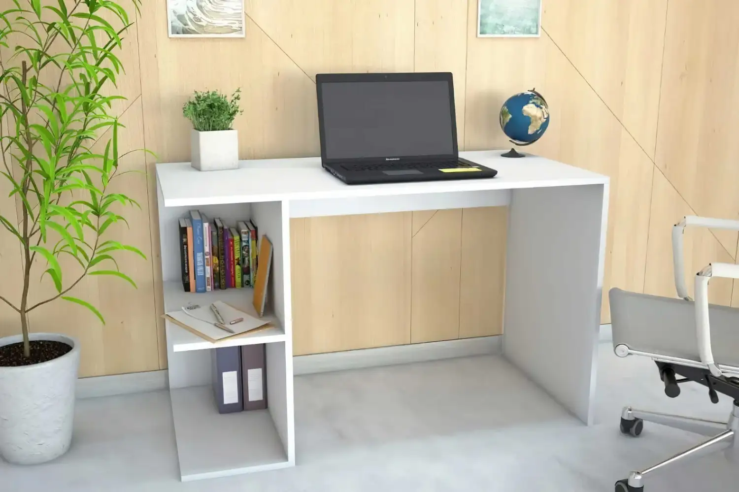 مكتب مذاكرة خشب MDF عالي الجودة MS-7481