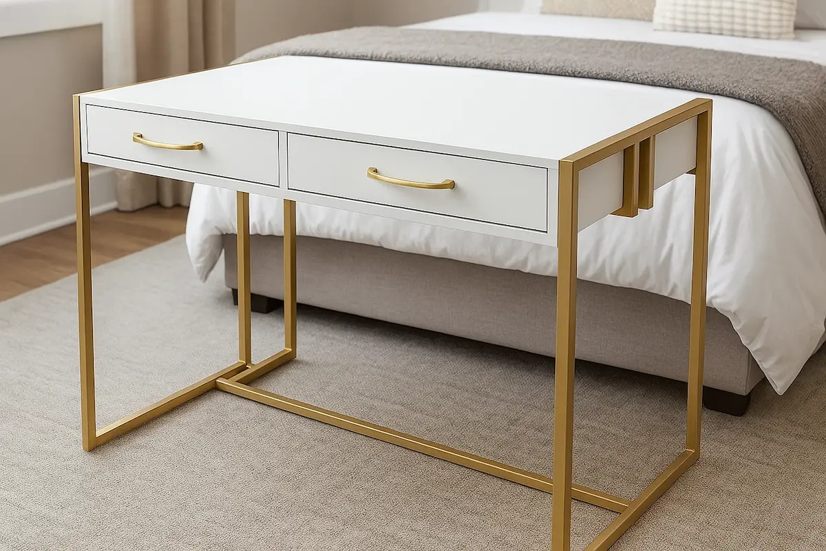 تسريحة مودرن ستيل دهان الكتروستاتيك وخشب MDF-MS-11665