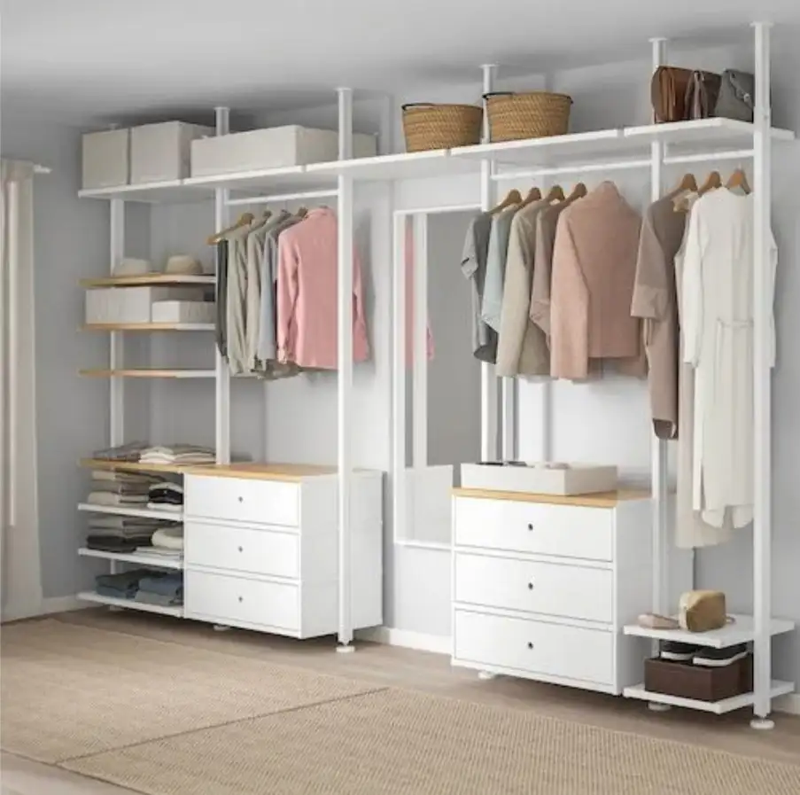 دريسنج روم مصنوع من خشب MDF شاسيه معدن MS-11648
