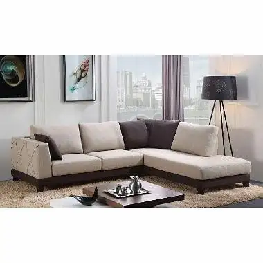 ركنة مودرن 250×200 سم خشب زان أحمر وقماش كتان أو قطيفة عالي الجودة MS-10985