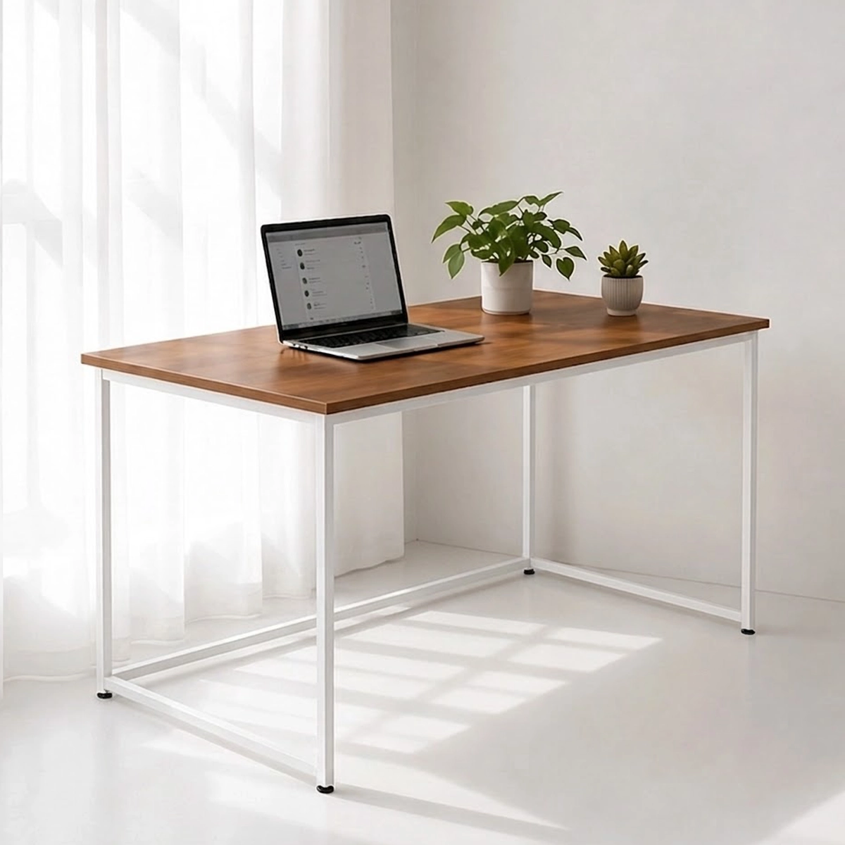 Electrostatic Paint Iron Study Desk MS-13756