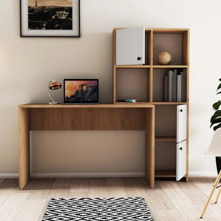 Study Desk High-Quality MDF Wood MS-12339